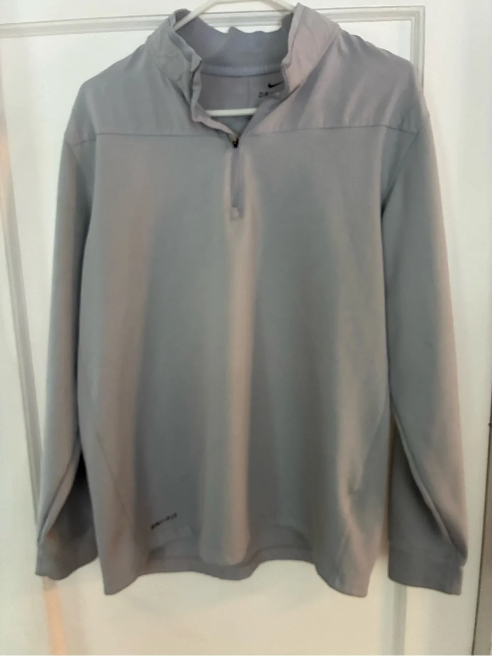 Nike Light Gray Dri-FIT Athletic Top